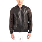 Mead Blouson Leather Jacket // Black (3XL)