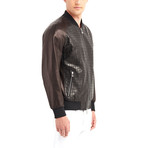 Mead Blouson Leather Jacket // Black (XL)