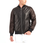 Mead Blouson Leather Jacket // Black (XL)