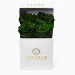 Green Roses // White Matte Mini Box