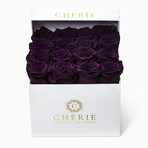 Purple Roses // White Matte Box