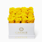 Yellow Roses // White Matte Box