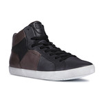 Smart A High Top Sneaker // Black + Coffee (Euro: 41.5)