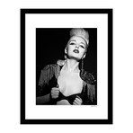 Rockstar Chic Edgy Framed Wall Art (12"W x 16"H x 2"D)