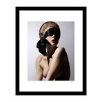 A Blindfold Edgy Framed Wall Art (12"W x 16"H x 2"D)