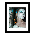 Portrait in Porcelain Edgy Framed Wall Art (12"W x 16"H x 2"D)