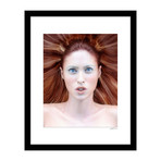 Post-Modern Ophelia Edgy Framed Wall Art (12"W x 16"H x 2"D)