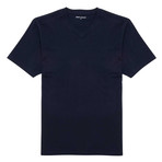 V-Neck T-Shirt // Navy // Set of 3 (L)