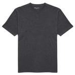 V-Neck T-Shirt // Charcoal // Set of 3 (XS)