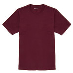 T-Shirt // Burgundy // Set of 3 (XS)