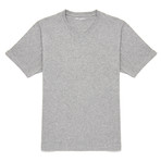 V-Neck T-Shirt // Gray // Set of 3 (S)