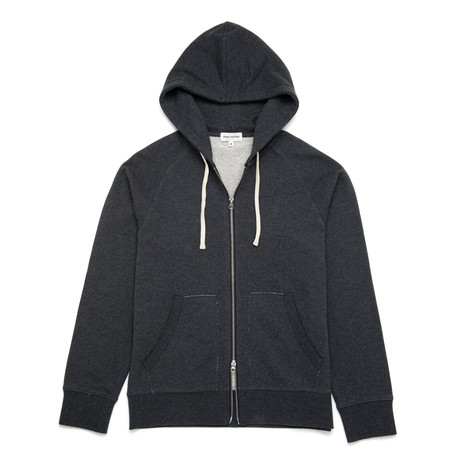 Hooded Sweatshirt // Charcoal Melange (XS)