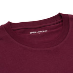 T-Shirt // Burgundy // Set of 3 (XS)