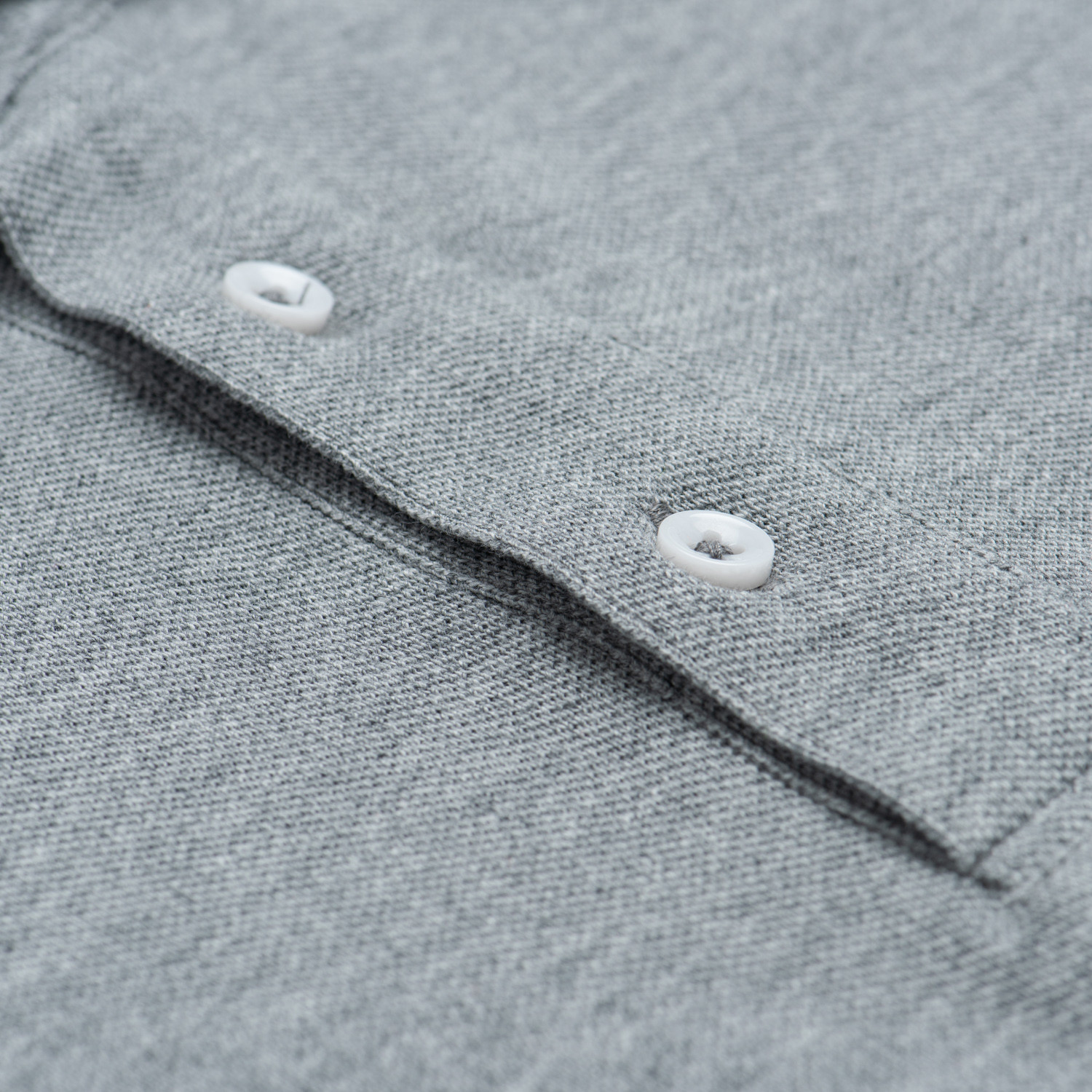 Collar Long Sleeve Polo // Gray Melange (L) - SPIER & MACKAY PERMANENT  STORE - Touch of Modern