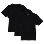 V-Neck T-Shirt // Black // Set of 3 (L)