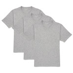 V-Neck T-Shirt // Gray // Set of 3 (2XL)