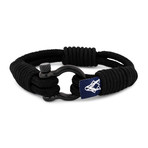 Princeps Nautical Bracelet // Black (6.7")