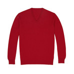 Cashmere Vee // Red (3XL)