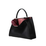 Fendi // Peekaboo X-Lite Large Top-Handle Bag // Navy + Pink + Burgundy