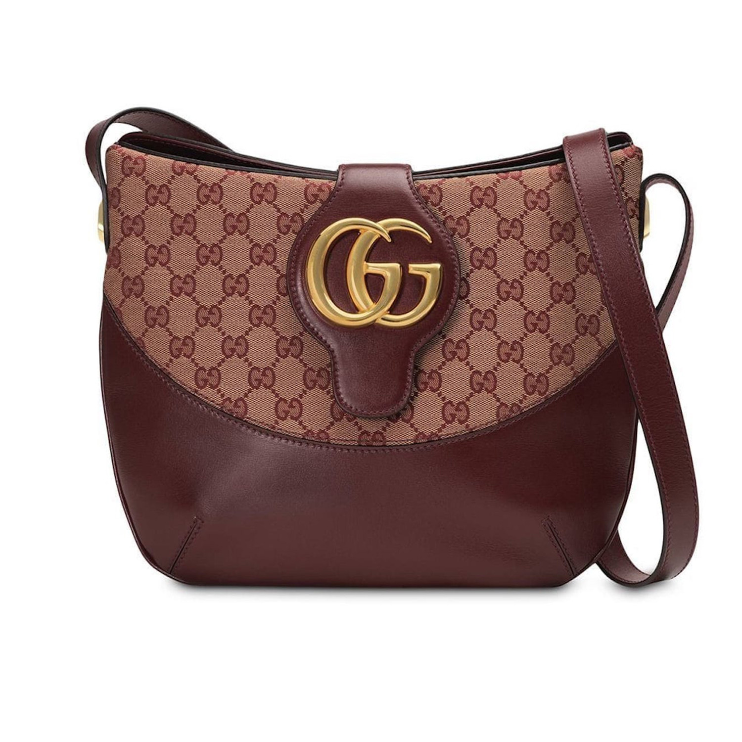 Gucci // Arli GG Medium Shoulder Bag // Burgundy The Designer