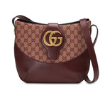 Gucci // Arli GG Medium Shoulder Bag // Burgundy