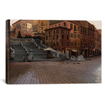 Spanish steps // Maher Morcos (18"W x 12"H x 0.75"D)