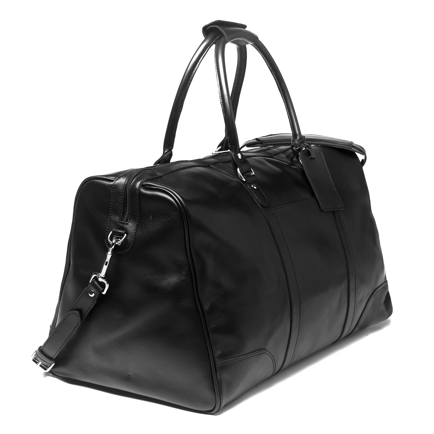 Tourist Leather Duffel Bag 21&quot; // Black - HIDES Canada - Touch of Modern