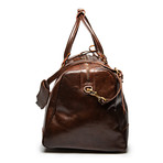 Tourist Leather Duffel Bag 22.5" // Antique Brown