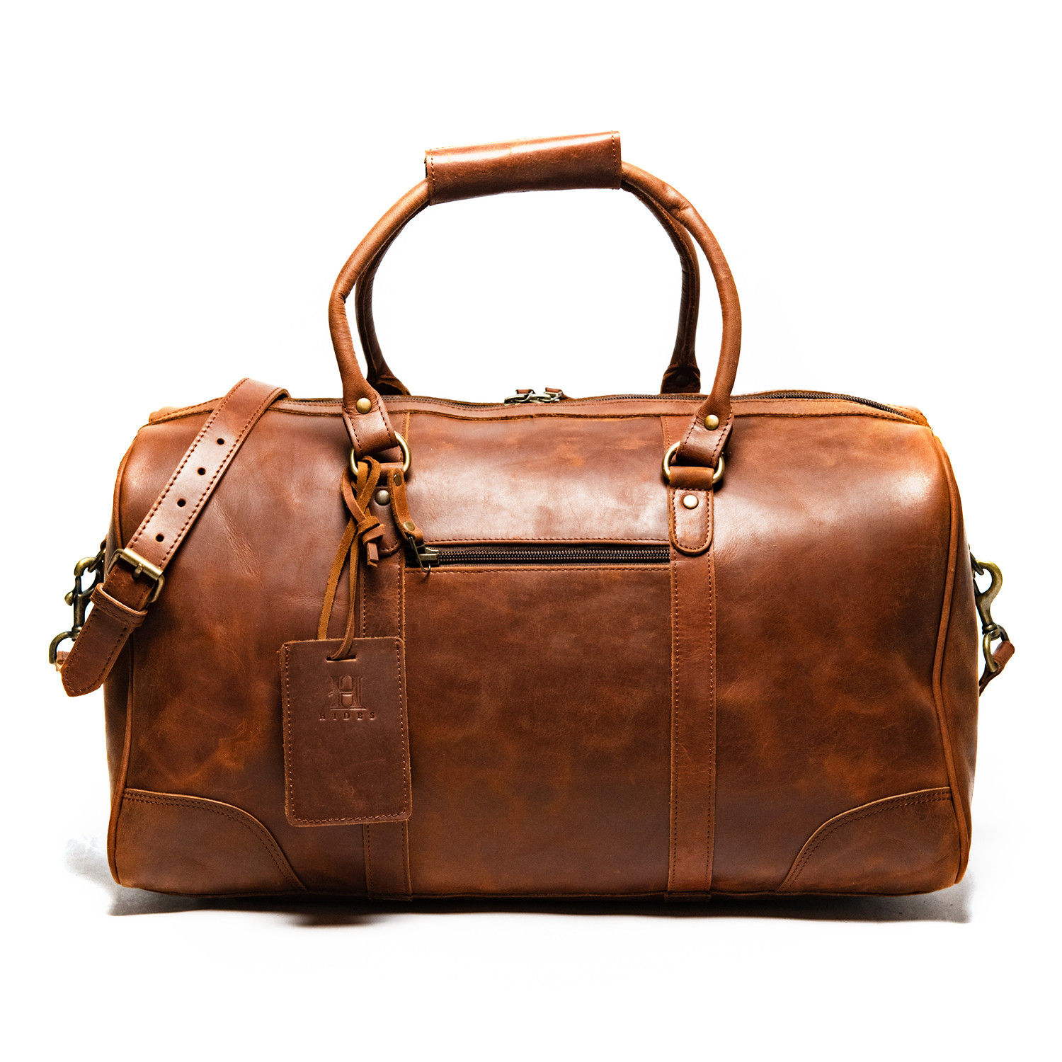 Tourist Leather Duffel Bag 19.5&quot; // Distressed Brown - HIDES Canada PERMANENT STORE - Touch of ...