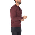 Foster Collar Sweater // Bordeaux (L)