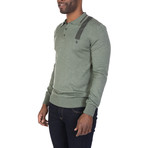 George Collar Sweater // Green (L)