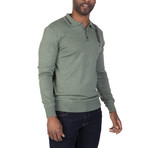 George Collar Sweater // Green (XL)
