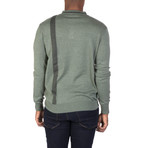 George Collar Sweater // Green (XS)