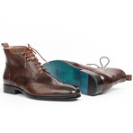 Wingtip Ankle Boots // Brown (Euro: 40)