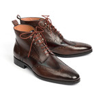 Wingtip Ankle Boots // Brown (Euro: 45)