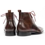 Wingtip Ankle Boots // Brown (Euro: 43)