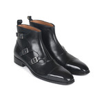 Triple Monkstrap Boots // Black (US: 8)