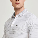 Cory Long Sleeve Polo Shirt // White (S)