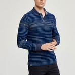 Oliver Long Sleeve Polo Shirt // Navy (S)