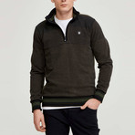 Herman Quarter Zip Sweatshirt // Khaki (2XL)