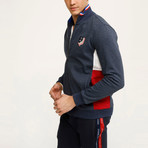 Hayden Zip Up Sweatshirt // Navy (L)