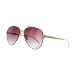 Unisex Aviator Sunglasses // Copper Gold