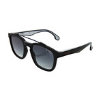 Unisex Square Gradient Sunglasses // Matte Black