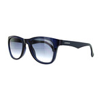 Unisex Square Gradient Sunglasses // Blue