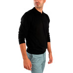 Matteo Wool Sweater // Black (XL)