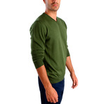Pietro Wool Sweater // Green (XL)