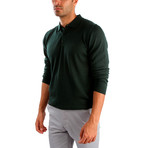 Matteo Wool Sweater // Dark Green (L)