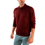 Matteo Wool Sweater // Bordeaux (XL)