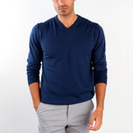 Pietro Wool Sweater // Indigo (XL)