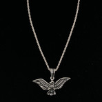 Americas Eagle Necklace + 24" Rope Chain